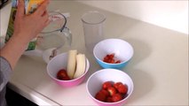 ♥ HEALTHY YOGHURT   STRAWBERRY POPSICLES FOR KIDS ♥ SUPER EASY SIMPLE AND DELICIOUS - NO SUGAR ADDED