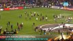 Lyon's Fans Invade The Pitch To Escape Besiktas' Fans!