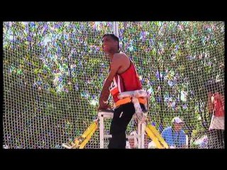 Athletics - Mohamed Zemzemi  - men's discus throw F51/52/53 final - 2013 IPC Athletics World C...