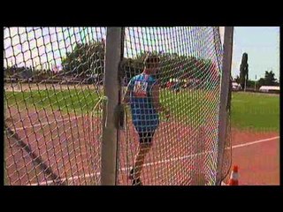 Athletics-M. Dibrova-men's discus throw F35/36 final  - 2013 IPC Athletics World Championships