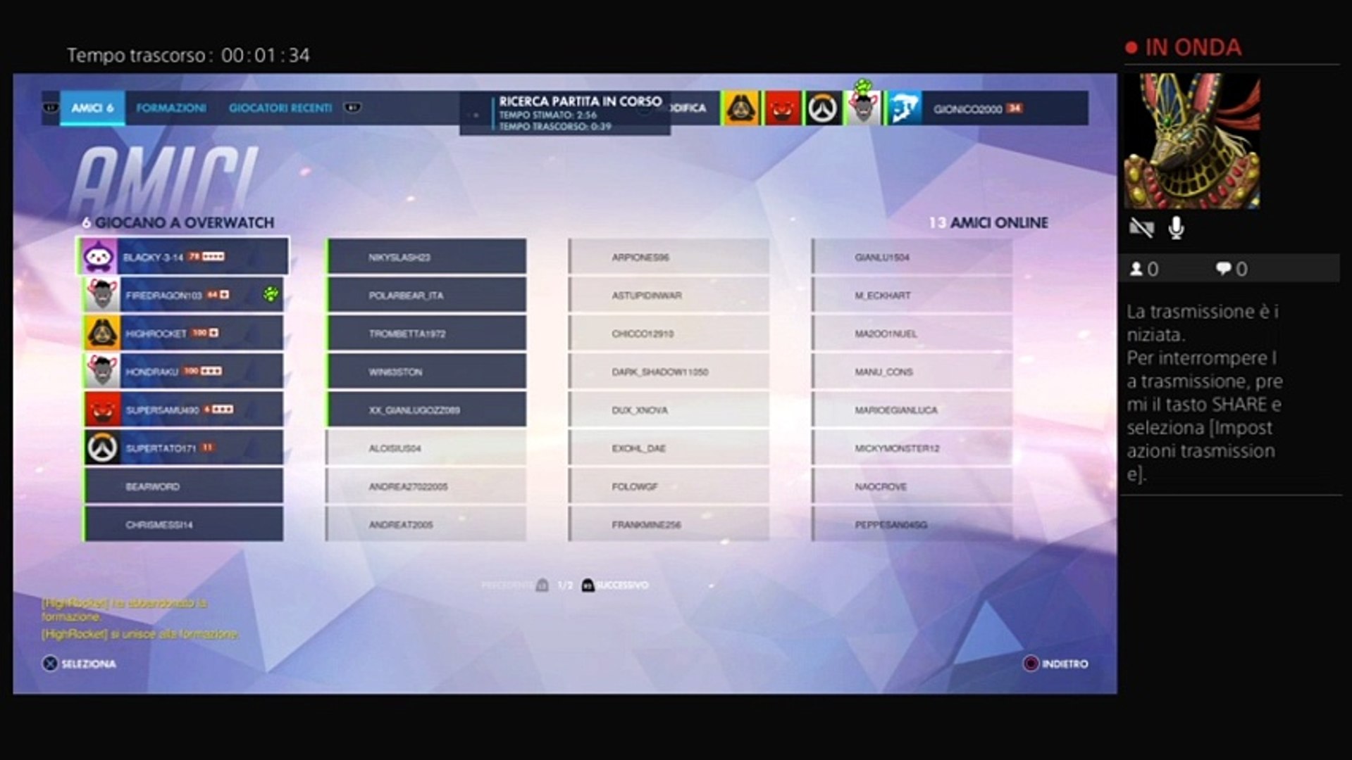 ⁣Live overwatch