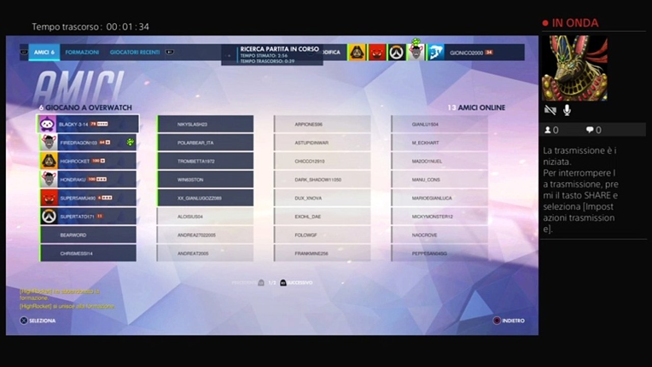 Live overwatch