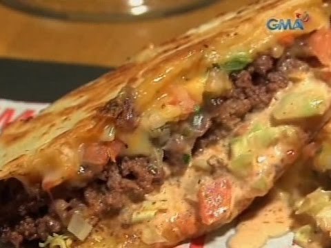Saksi: Quesedilla burger, Mexican at American food fusion dish
