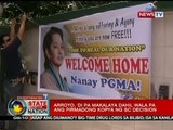 SONA: Arroyo, hindi pa makalaya dahil hindi pa inilalabas ang pirmadong kopya ng SC decision