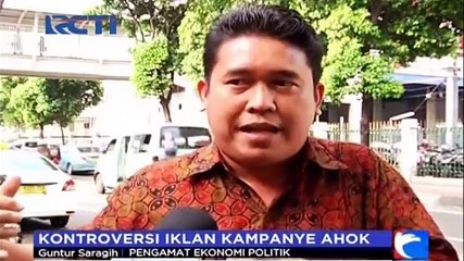 Kontroversi Iklan Kampanye Ahok