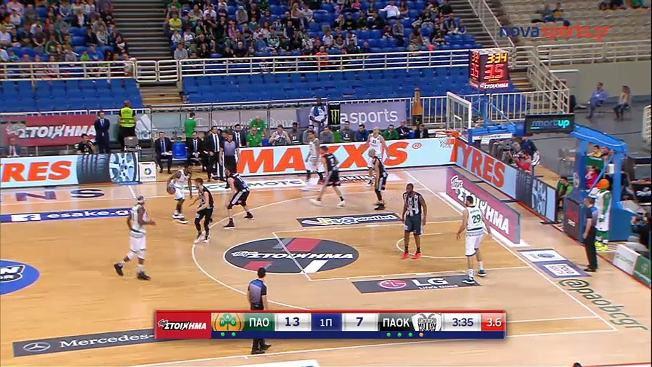 Παναθηναϊκός 102-58 ΠΑΟΚ – Πλήρη Στιγμιότυπα 13.04.2017