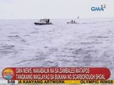 UB: GMA News, nakabalik na sa Zambales matapos tangkaing maglayag sa bukana ng Scarborough Shoal