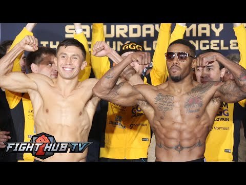 Gennady Golovkin vs. Willie Monroe Jr Full Video- COMPLETE Weigh In + Face Off