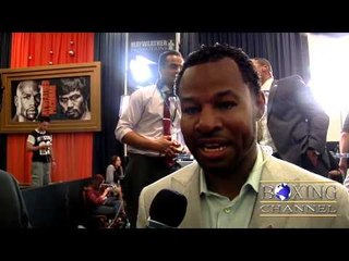 Shane Mosley "Mayweather now in the top 5 of all time" feels Mayweather was hurt