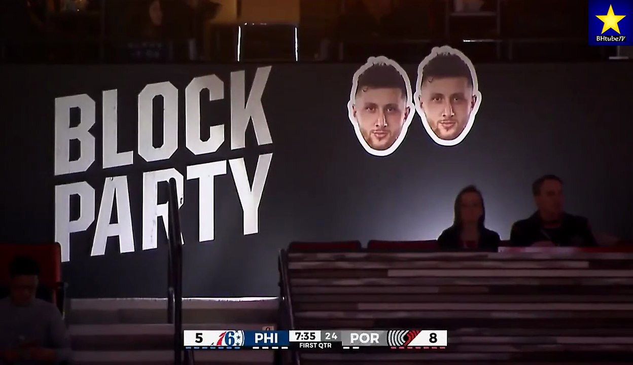 Jusuf Nurkić Block Party - 38 Blocks in Regular Season for Trail Blazers