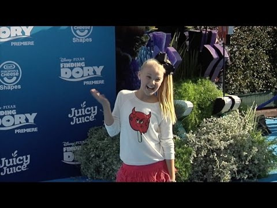 JoJo Siwa "Finding Dory" Premiere Blue Carpet #DanceMoms