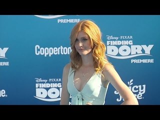 Katherine McNamara "Finding Dory" Premiere Blue Carpet