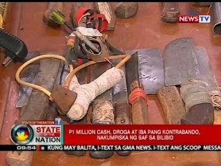 SONA: P1-M cash, droga at iba pang kontrabando, nakumpiska ng SAF sa Bilibid