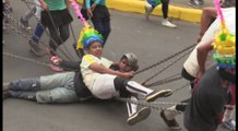 Nicaragua celebra Jueves Santo con recreación del castigo a Judas