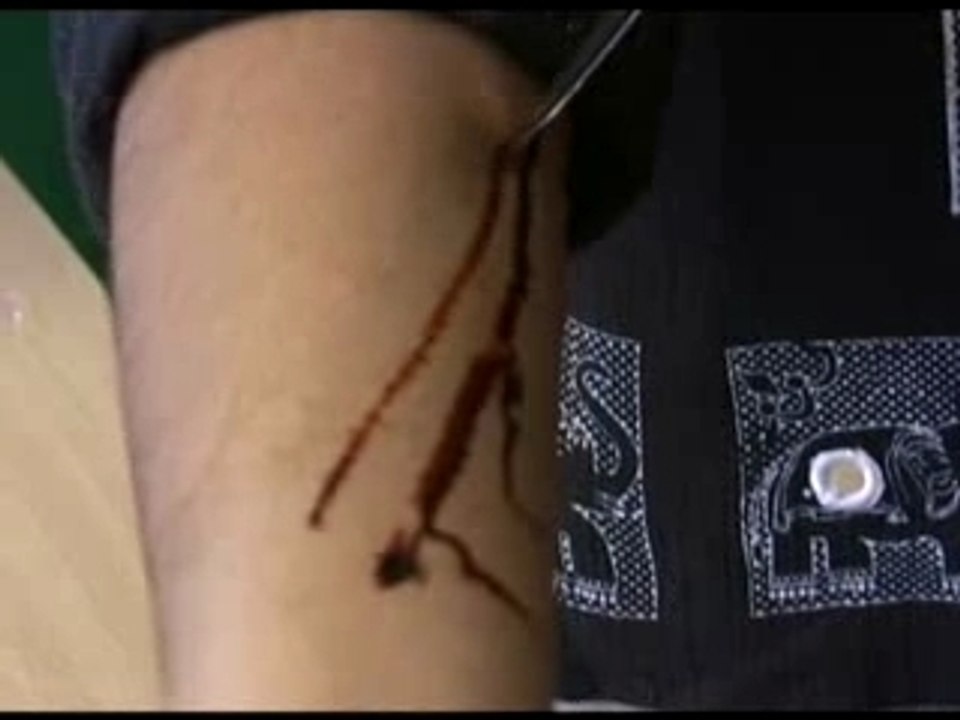How To Make Blood Appear In Body Without Any Wo...