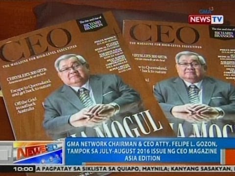 NTG: Atty. Felipe L. Gozon, tampok sa July-August 2016 issue ng CEO Magazine Asia edition