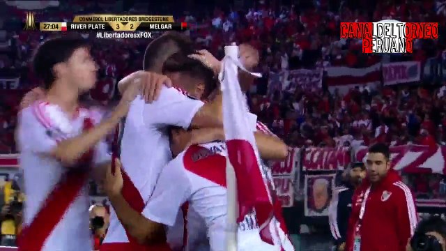Martinez Quarta Gol - River Plate vs Melgar 3-2 River Copa Libertadores 2017 13.04.2017 (HD)