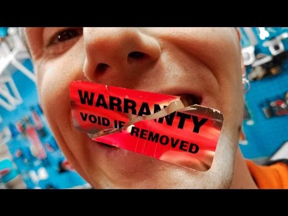 Safely Remove Warranty Stickers