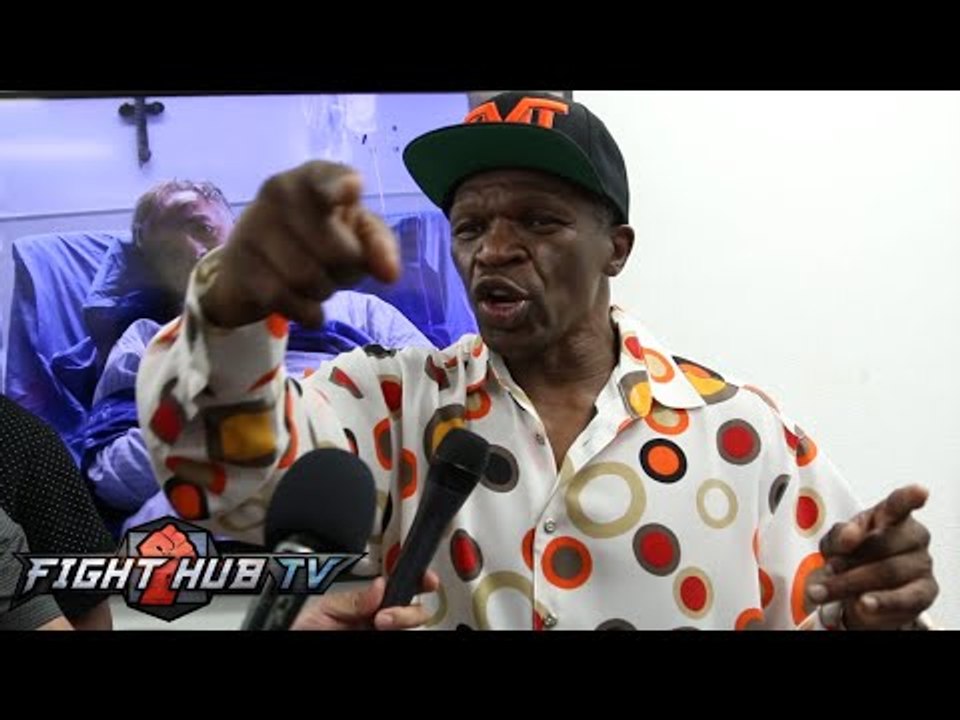 Floyd Mayweather Sr "That SOB aint KO no one in 5 years! we aint no illegal peoples"
