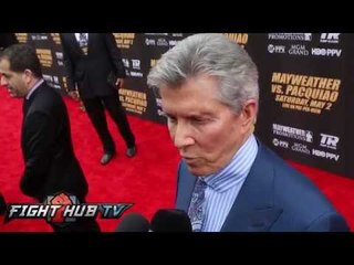 Michael Buffer 'I'm going to be happy for one guy & shed tear for another" Mayweather vs. Pacquiao