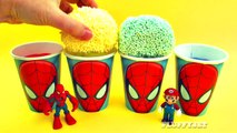 Spiderman Surprise Slime Cups & Toys _ The