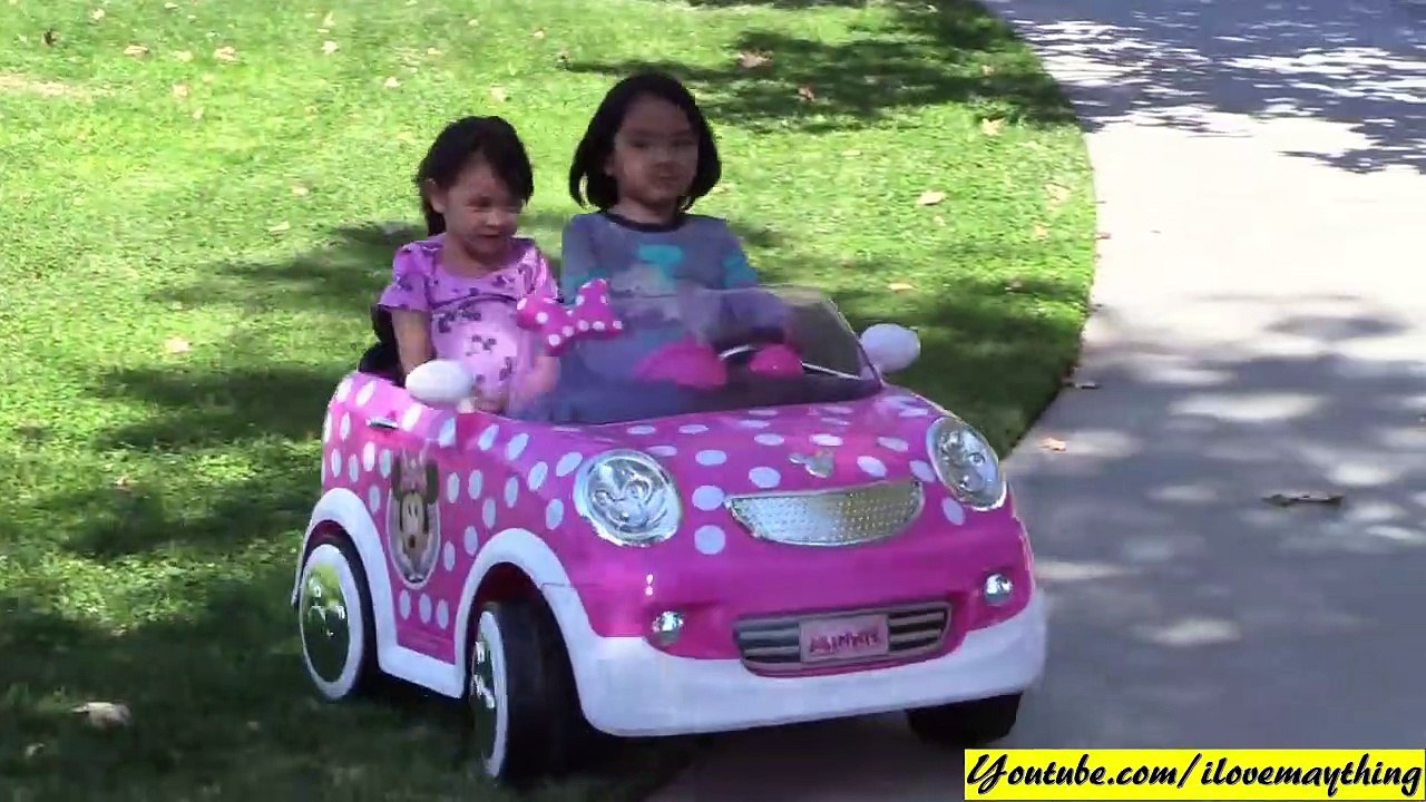 Pink Disney Minnie Mouse Toy. 12 Volts Power Wheels Ride-On Car Playtime w_ Hulyan &