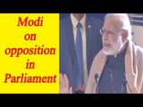 PM Modi attacks opposition for stalling Parliament on NoteBan, Watch video | Oneindia News