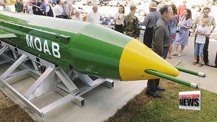 Trump seen to give stern warning to North Korea with Afghanistan bombing