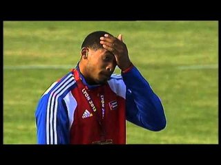 Athletics - men's long jump T13 Medal Ceremony - 2013 IPC AthleticsWorld Championships, Lyon