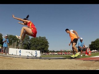 Athletics - Juntingxian Jia - women's long jump T11 final - 2013 IPCAthletics World C...