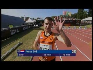 Athletics - Men's 100m T37 Semifinal 2 - 2013 IPC Athletics WorldChampionships, Lyon