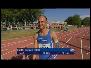 Athletics - men's 200m T46 semifinals 1 - 2013 IPC Athletics WorldChampionships, Lyon