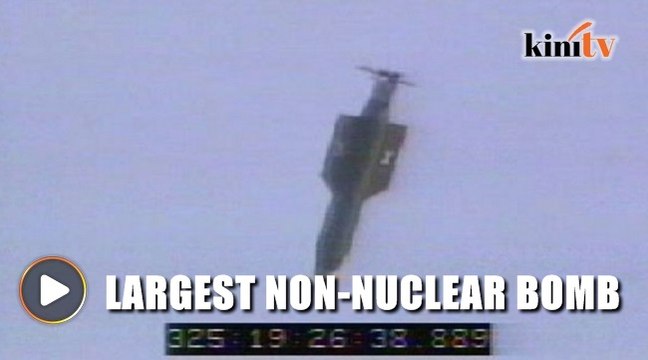 US drops 'Mother Of All Bombs' for first time in Afghanistan