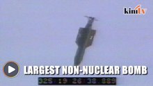 US drops 'Mother Of All Bombs' for first time in Afghanistan