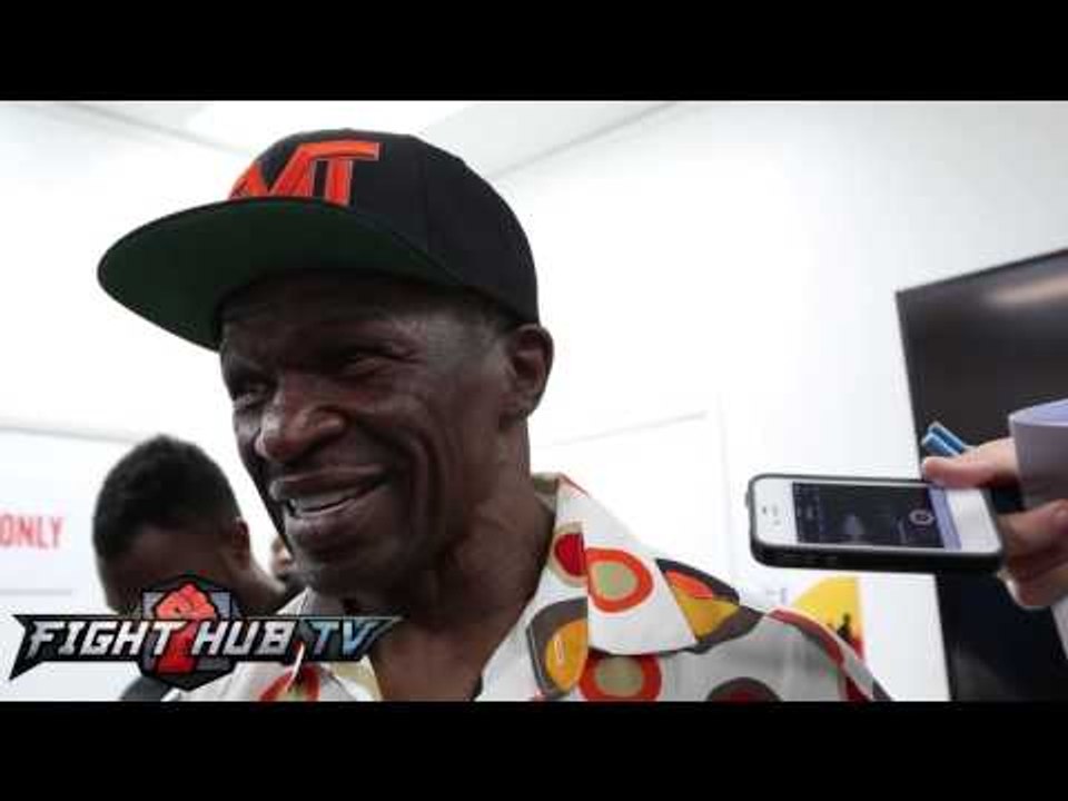 Mayweather Sr. "If my son jump on his ass it might not go 6! It's not going the distance"