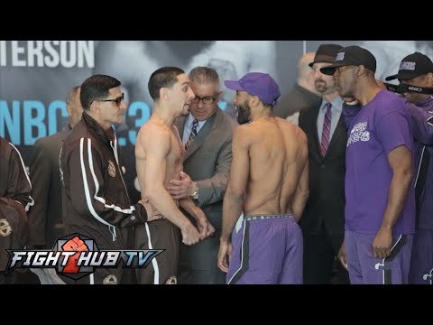 Danny Garcia vs. Lamont Peterson full video- Full weigh in + intense face off