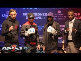 Danny Garcia vs. Lamont Peterson full video- Final Press conference & face off