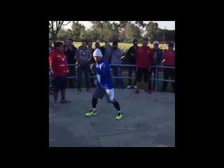 Watch Manny Pacquiao slip a potential Mayweather right hand w/ a counter left