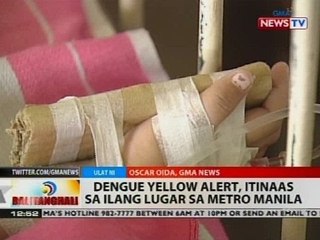 BT: Dengue yellow alert, itinaas sa ilang lugar sa Metro Manila