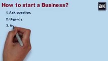 How to start a Business- In Hindi line