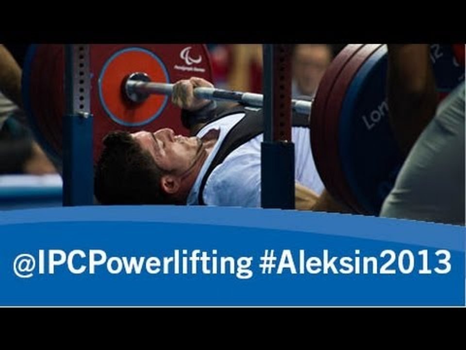 Powerlifting - men's -97kg - 2013 IPC Powerlifting European Open Championships Aleksin