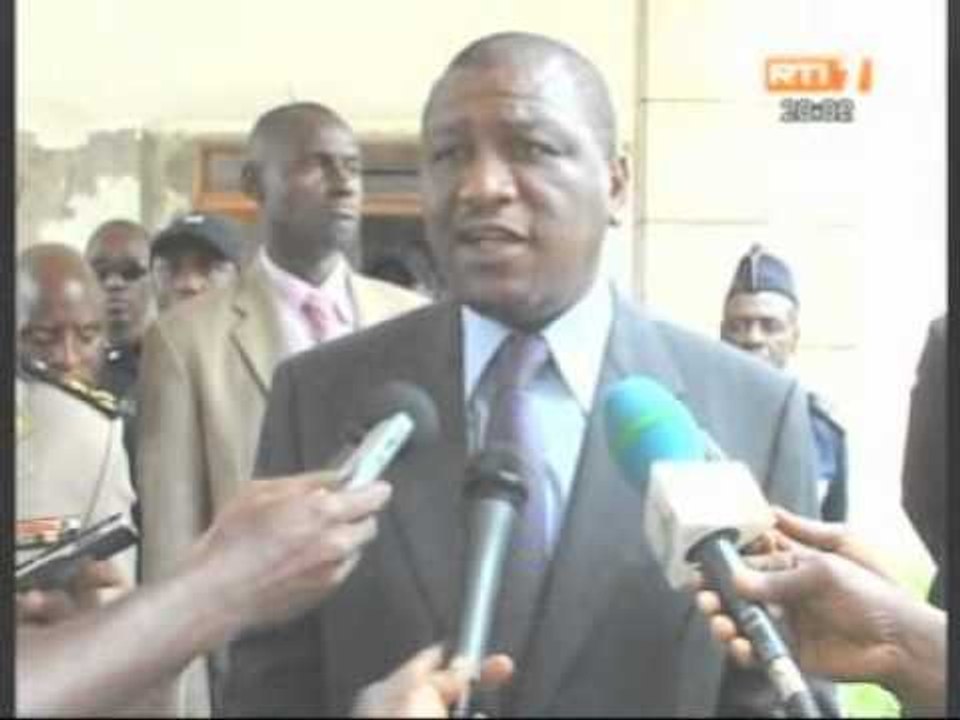 Le Ministre de l'interieur Hamed Bakayoko visite les locaux du siège d'Interpol à Abidjan