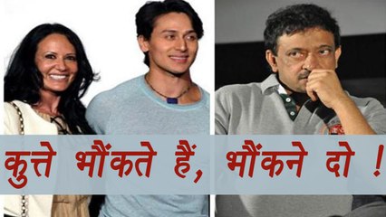 Tiger Shroff's mother Ayesha Shroff Calls Ram Gopal Varma  DOG! | FilmiBeat