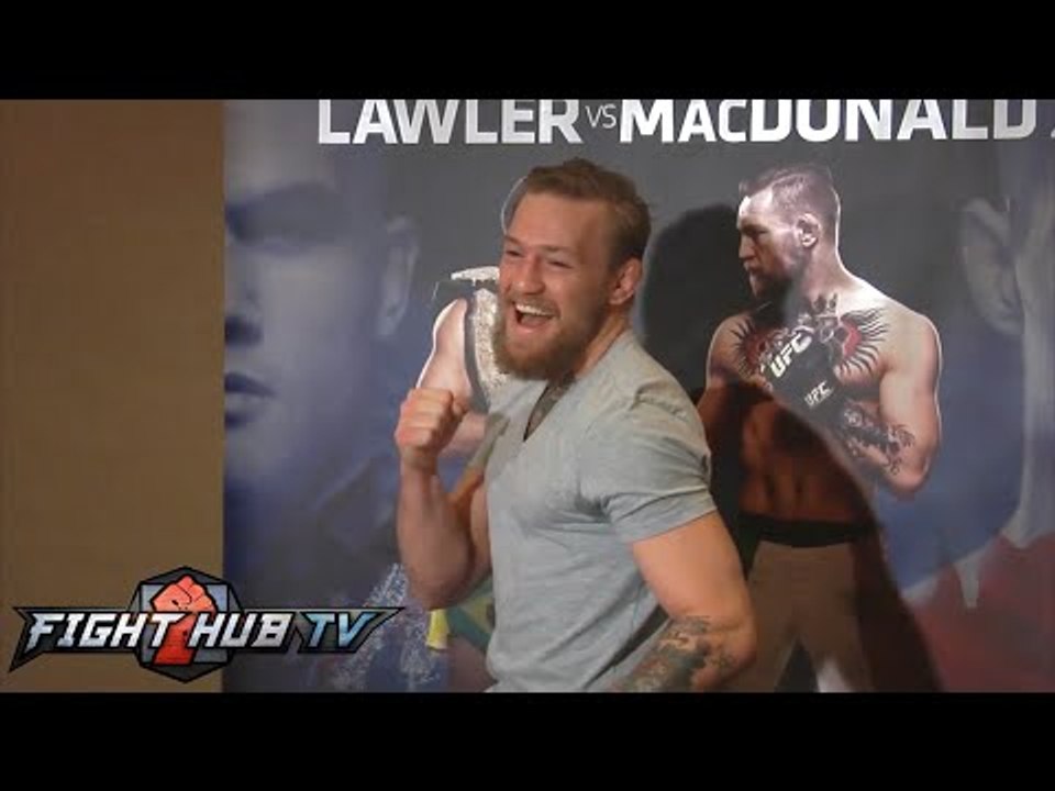 Conor McGregor says his Jose Aldo fight gets same PPV buys as Mayweather Pacquiao-UFC 189 world tour