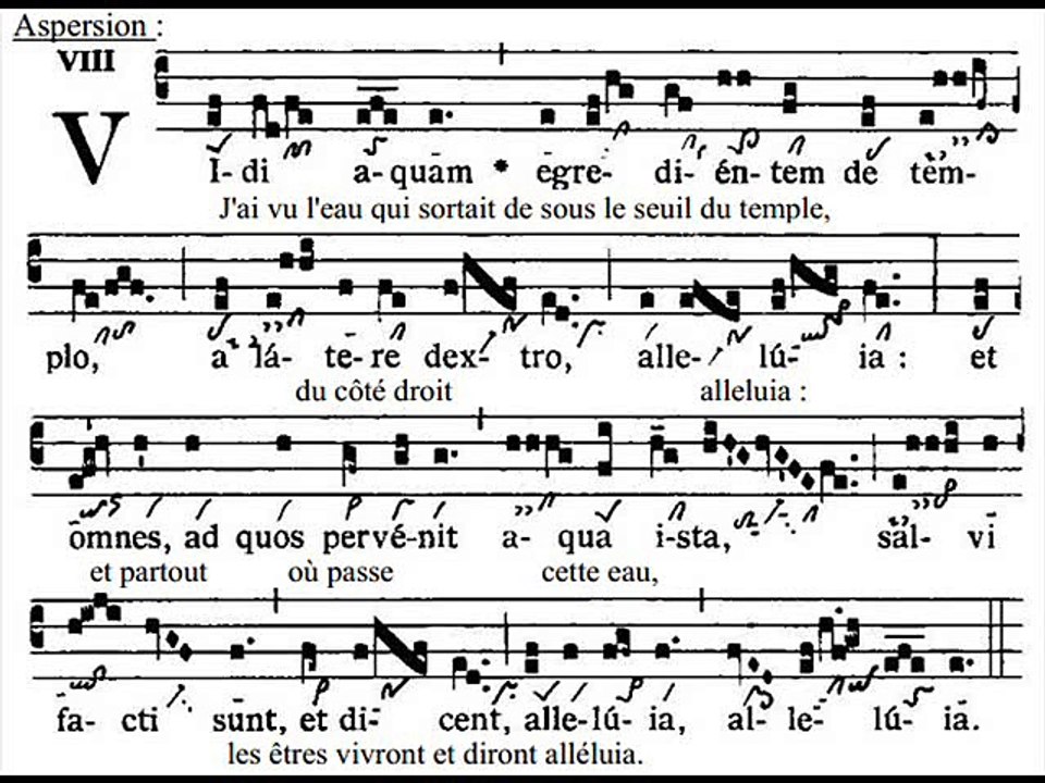 Vidi aquam, tempus paschale