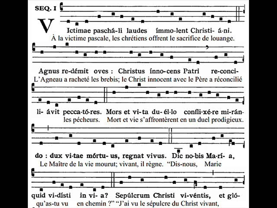 Sequentia Victimae paschali laudes