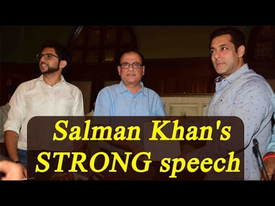 Salman Khan's heartfelt speech on BMC open defecation CAMPAIGN; Watch Video | Oneindia News