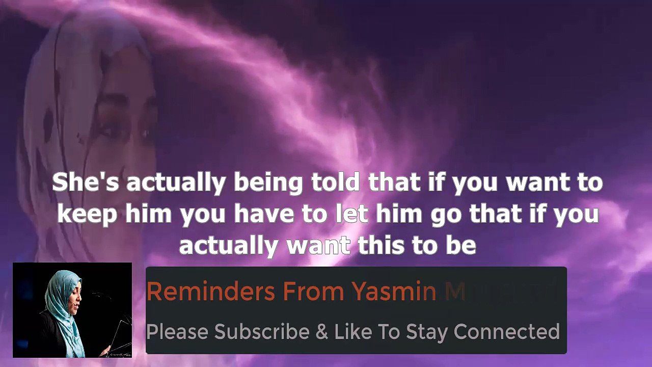 History Happened Because Of One Woman’s Sadness –Yasmin Mogahed with English Subtitle