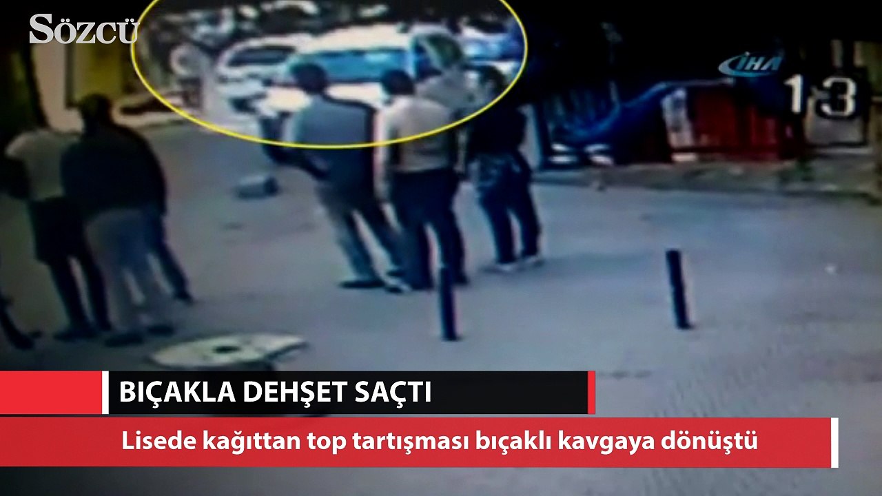 Lise öğrencisi bıçakla dehşet saçtı