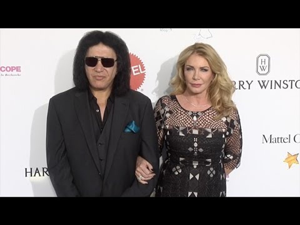 Gene Simmons & Shannon Tweed "4th Annual Kaleidoscope Ball" Blue Carpet